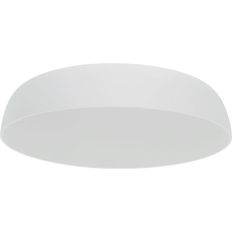 Deckenlampe Weiß 10x E27 Metall D: 78 cm rund blendarme Deckenleuchte Wohnzimmer