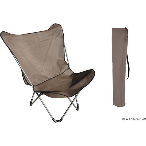 ESSENCIEL GREEN - Chaise de jardin détente pliante XXL