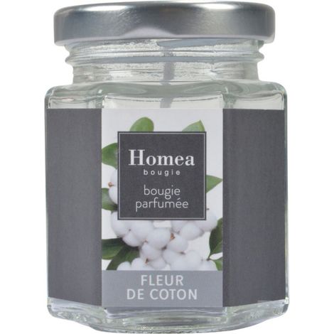 Bougie Verrine Parfumée "Essentiel II" 7cm Fleur de Coton (1/3)