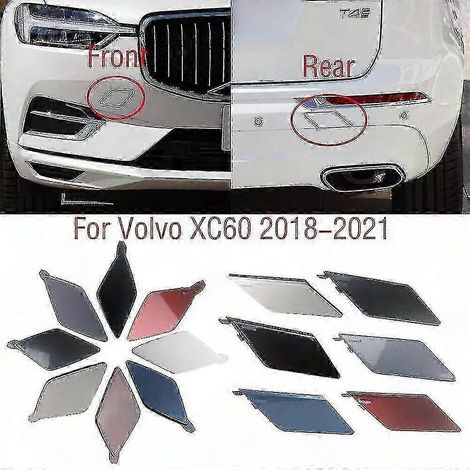 Abdeckung für vordere und hintere Abschlepphaken für Volvo XC60 2018-2022, Abschleppösenabdeckung, Stoßstangenteil, Befestigungskappe, Autozubehör. (1/5)
