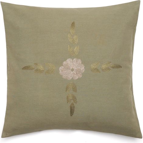 Housse de coussin collection LEONIE Bouquet 45x45 cm (1/5)