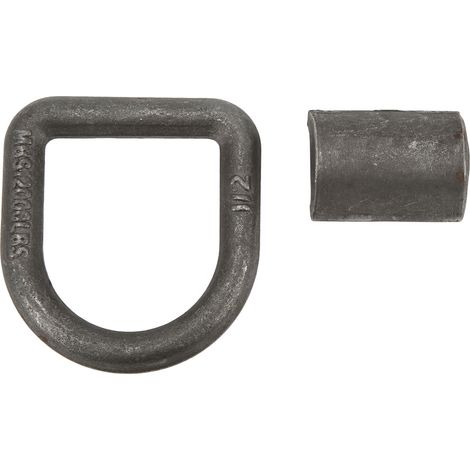 Anneaux d'arrimage à souder de 1/2 po avec clips de fixation à boulonner pour l'arrimage du chargement de remorques et camions (1/5)