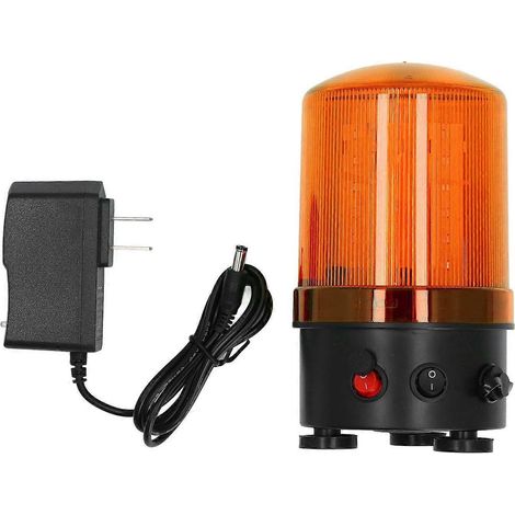Warnblinklicht, magnetische Saugfunktion, drehbare Lade-LED mit akustischem Alarm, 100–24