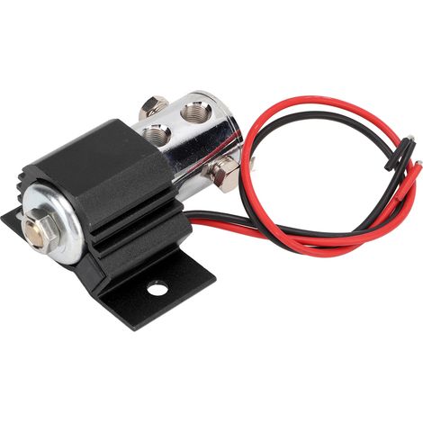 Universelles Verriegelungsset für vordere Bremsleitungen, elektrische Fahrhöhenverstellung, elektromagnetische Neigungsstützen, 12–24 V DC, schwarz (1/5)