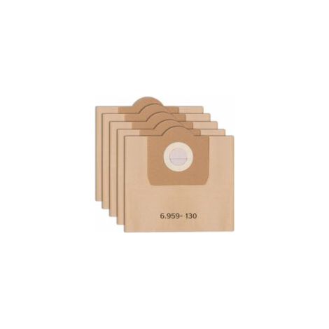 Lot de 5 sacs droits pour aspirateurs Kärcher WD3/MV3/WD 3 Premium (1/2)