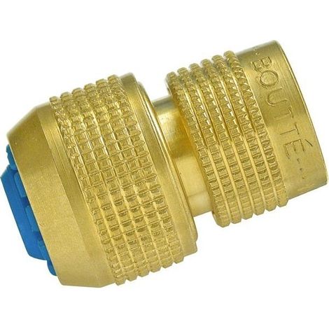 Conector rápido automático de latón azul ø15, 6 bolas