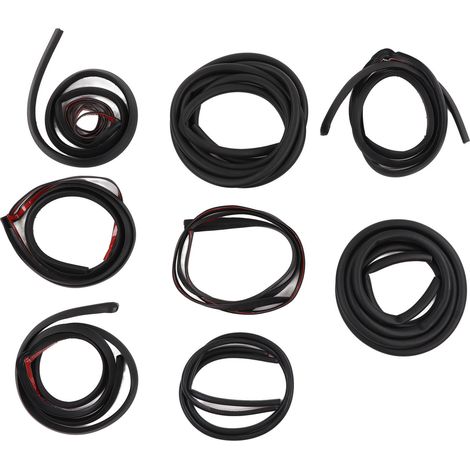 Kit de Joints d'étanchéité pour Automobile pour Tesla Model Y - 8 Pièces en Caoutchouc pour Isolation Acoustique (1/5)