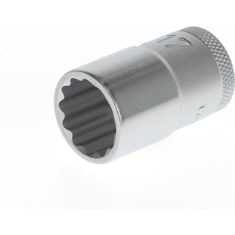 GEDORE D19 Steckschlüsseleinsatz 1/2 Zoll 12 kant Nuss 17 mm, 1 Stück für Steckschlüsselsatz 1 2 Zoll (1/5)
