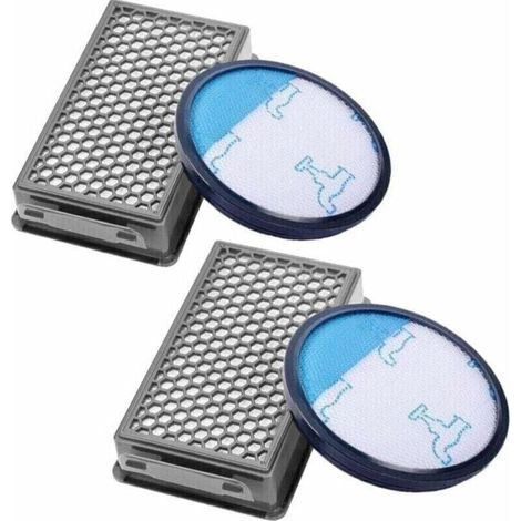 Quatre filtres pour aspirateurs Rowenta ZR005901, Moulinex, Tefal Compact Power Cyclonic et Dolaso