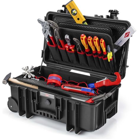 KNIPEX 00 21 33 S Maleta de herramientas "Robust26 Move" Fontanería 17 piezas (1/5)