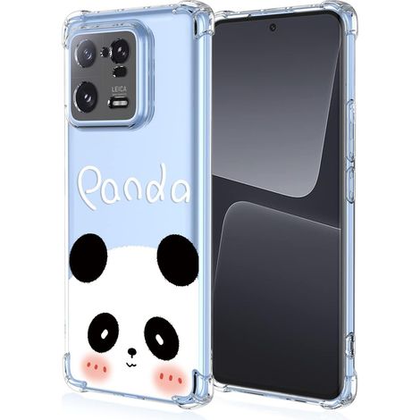 CUSTODIA PER XIAOMI 13 PRO TRASPARENTE PANDA BEAR CARINO DOLCE ALTA PROTEZIONE (1/5)