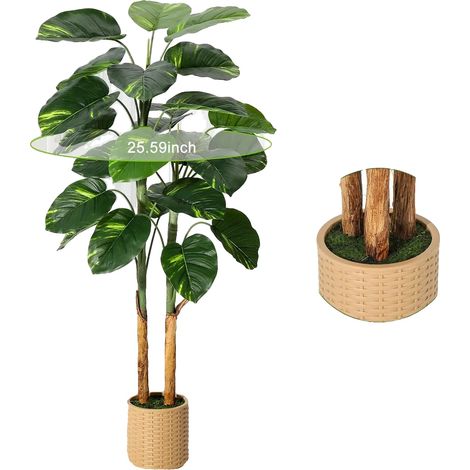 Árbol artificial, diseño falso, 1,5 m, decoración de interiores, 5 pies (1/2)