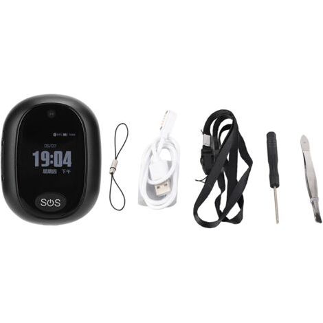 Pendentif GPS RF-V45 4G avec fonction SOS et alarme anti-perte pour personnes âgées et enfants (1/5)