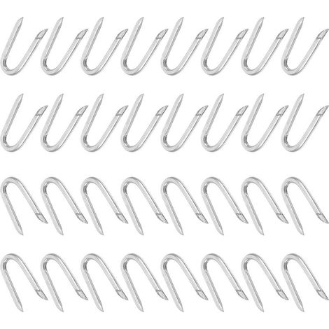 agrafes clous métalliques robustes en forme de U pour (1/5)