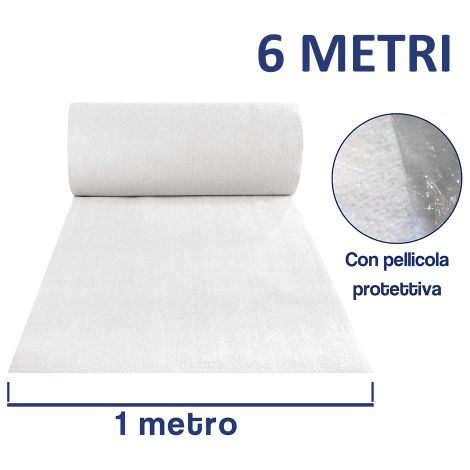 PASSATOIA IN POLIPROPILENE COLORE BIANCO EVENTI GIARDINO 6 METRI (37267/6)