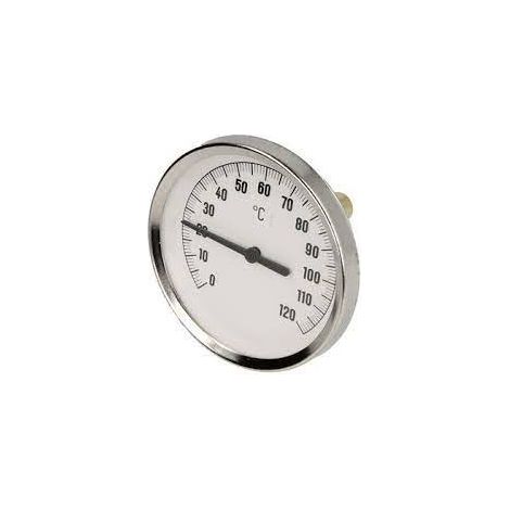 Thermomètre à cadran 0-120°C sonde Lg 63 mm