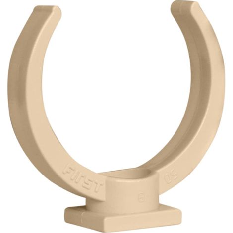 Profilté de Gouttière Raccord Collier lyre Jardibric Ø 50 Descente de gouttière Sable