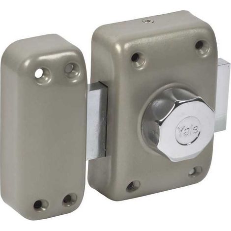 YALE -YV20BTS Verrou targette - bouton sans cylindre