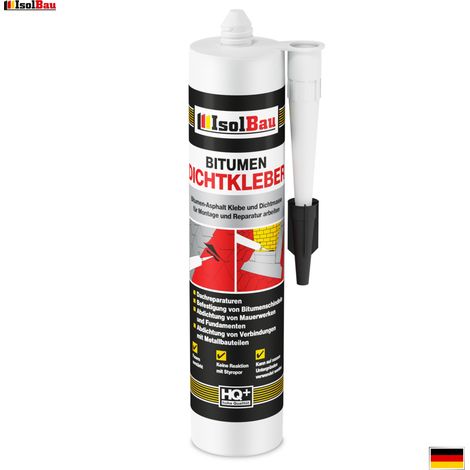 IsolBau Adesivo e sigillante bituminoso Bitumenkleber 10 x 300ml (1/3)