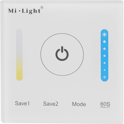 Contrôleur Led Cct - 24 V - Réglage Continu Température De Couleur 2700 À 6500 K - Dimmable 0 1 À 100 % - Avec Fonction Mémoire - 1 Pièce (1/5)