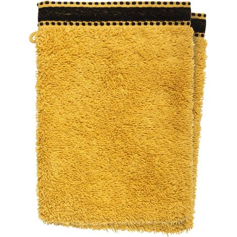 2er-Set Waschlappen Joia - Baumwolle 550 g/m² - senfgelb 15x21 cm (1/4)