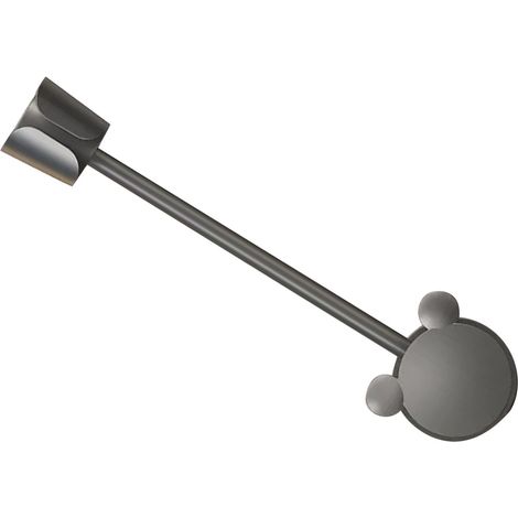 Porte-sèche-cheveux mural sans perçage, support rotatif mains libres pour salle de bain et toilettes, rangement pratique pour sèche-cheveux (prix suggéré : 149 000 VND), gris