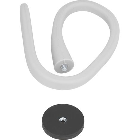Ortviai Support de Porte de Machine à Laver Frontale Flexible avec Aimant Puissant – 43 cm, Gris (1/4)