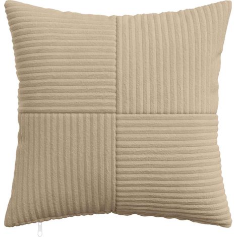 vidaXL Funda de almohada 6 pcs ALMELO Topo 35 x 35 cm pana (1/2)