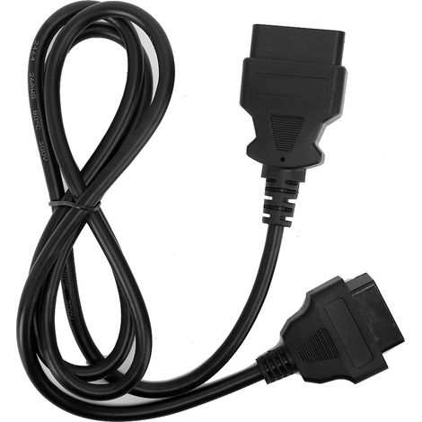 Câble adaptateur de diagnostic de voiture 16 broches, pour Elm327 mâle à femelle, câble d'extension OBD 1.5m/4,9 pieds