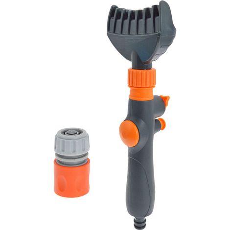 Brosse de nettoyage de filtre de piscine à 6 trous pour buse portative de piscine Standard Type d'économie d'eau à haute pression (1/5)
