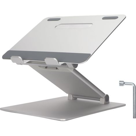 Verstellbarer Laptopständer mit rutschfester Silikonauflage, ergonomischem Design für Tablets und Wärmeableitung