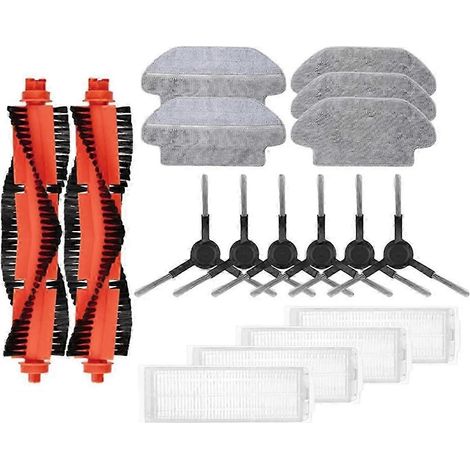 Pièces détachées compatibles avec l'aspirateur robot Mi Mop 2S / Mop P / Mop Pro / XMSTJQR2S / STYTJ02YM : brosse latérale principale, filtre HEPA.WHBYV (1/4)