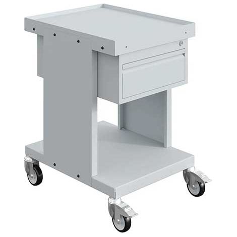 Werkstattwagen hellgrau - 1 Schublade - Tragkraft 150 kg - W020070022-GC