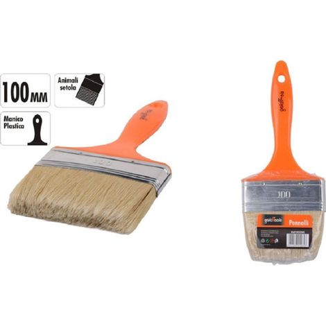 Trade Shop - PINSEL 100 MM PINSEL MIT KUNSTSTOFFGRIFF ZUM LACKIEREN 90260 - (1/2)