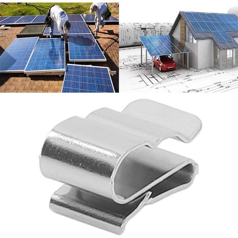 50 Kabelbinder für Photovoltaikkabel, Edelstahl-Kabelbinder, geeignet für Kabel von 2 bis 6 mm² (1/5)