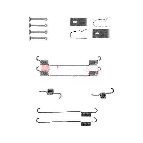 Quick Brake 105-0007 Bremsbacken-Zubehörset