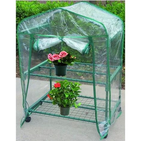 Serre In PVC Blinky a Casetta 2 Ripiani 69x49x98H