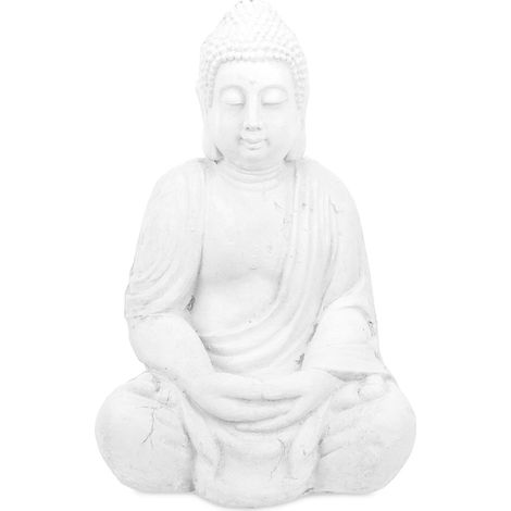 Figura de Buda blanco 70 cm