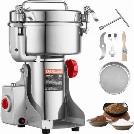 Moulin à Épices Électrique 2000 g Broyeur à Grains Commercial (1/5)
