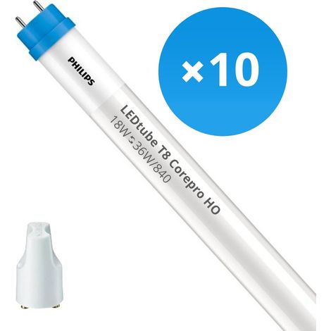 Lot 10x Philips Tube LED T8 CorePro (EM/Direct 230V) 18W 2000lm -