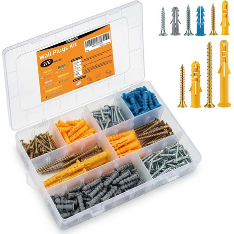 Wall Anchors Screws Placo Concrete Brick Hollow Home Decoration (1/5)