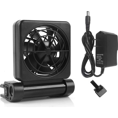 Ventilateur Aquarium,Ventilateur de Refroidissement pour Aquarium Silencieux avec Réglage de La Vitesse Réglable, 1 Ventilateur (1/5)