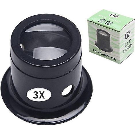Outils pour la fabrication de bijoux Loupe de bijouterie portable Loupe monoculaire portable 3X/5X/10X/15X/20X Objectif de montre
