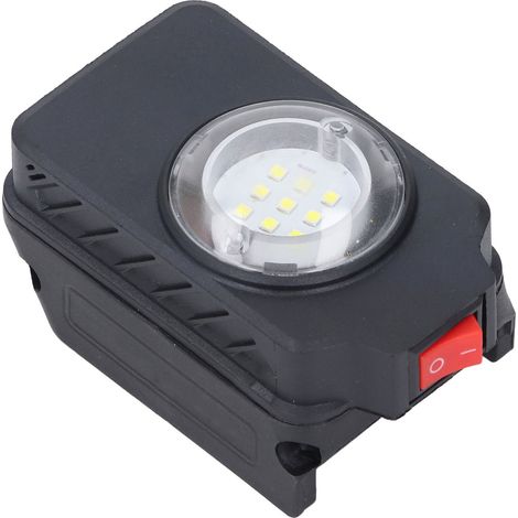 Lampe LED de travail 20V 200lm très lumineuse multifonction pour dépannage extérieur et réparation auto (1/5)