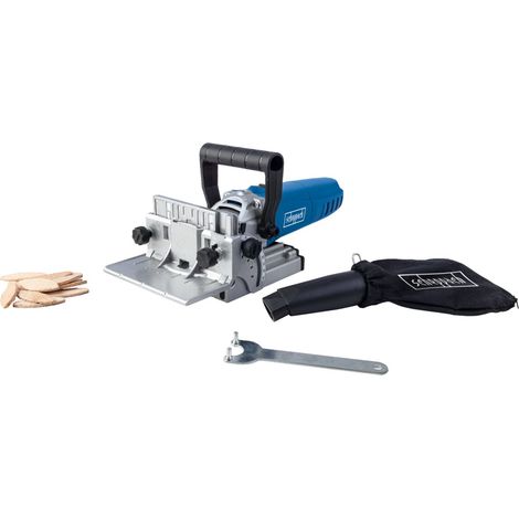 [JAMAIS UTILISÉ] Scheppach Lamelleuse BCJ900 - 900W - 12 000 tr/min - Ø du disque de coupe 100 mm - alésage 22 mm