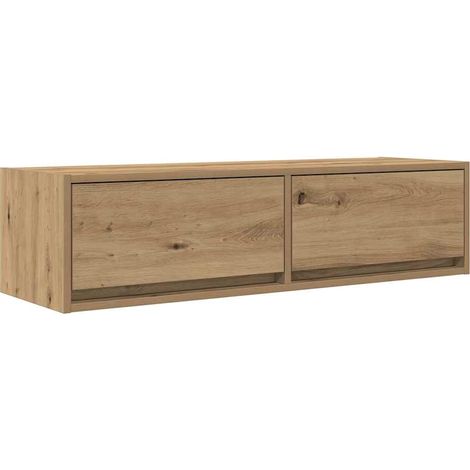 Maison Exclusive - Mobile TV con cassetto rovere artigianale 100 x 31 x 25,5 cm