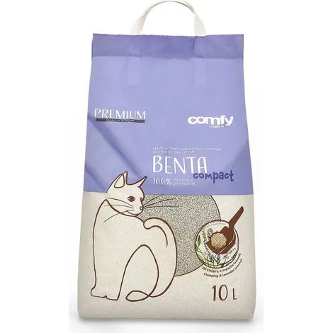 Arena para gatos Comfy Benta New Compact Lavender - 10L (1/4)