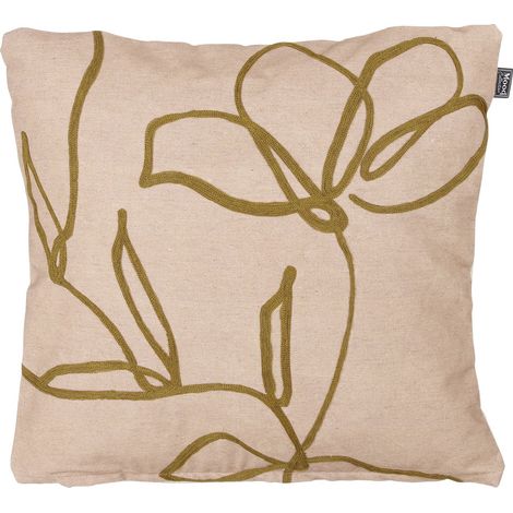 Satin Kissen grün 50 x 50 x 10 cm Dekokissen