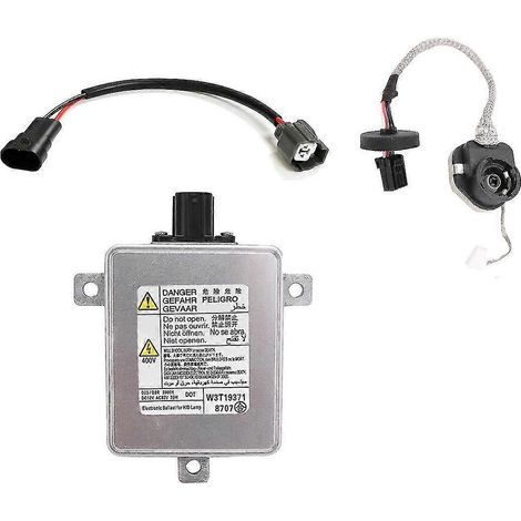 Ballast de phare au xénon HID W3T19371 W3T15671 W3T16271 W3T20971 avec allumeur et câble d'alimentation pour Acura 2006-, Honda 2004-, Mazda 2007-