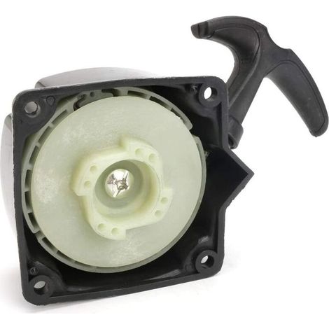 Recoil Starter + 40-5 Pull Panel for Brushcutter, Whipper, Snipper, Strimmer, Superma, Black, 1 Piece, Hole Distance 67mm (1/5)